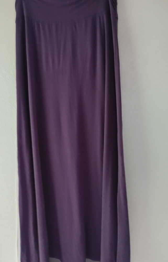 Deep purple maxi skirt
